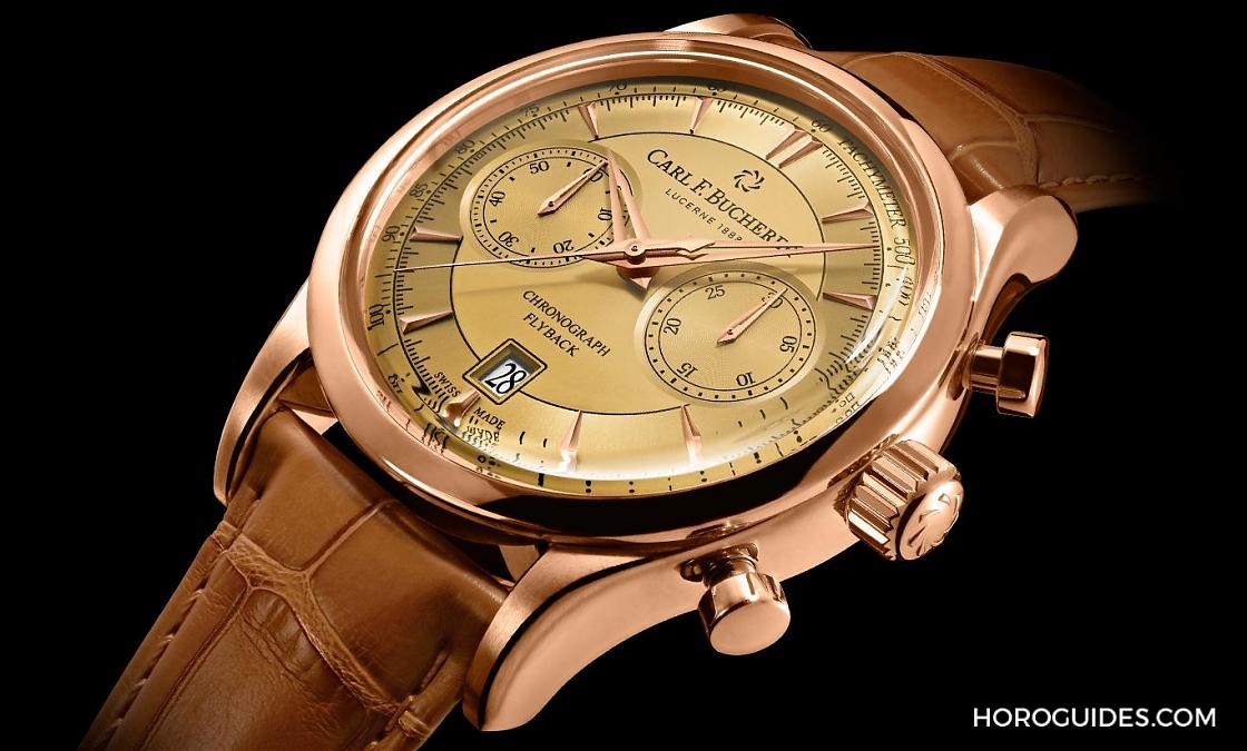 CARL F. BUCHERER - MANERO - 00.10919.03.43.01 - 一抹香檳金,帶出CARL F. BUCHERER優雅計時本色