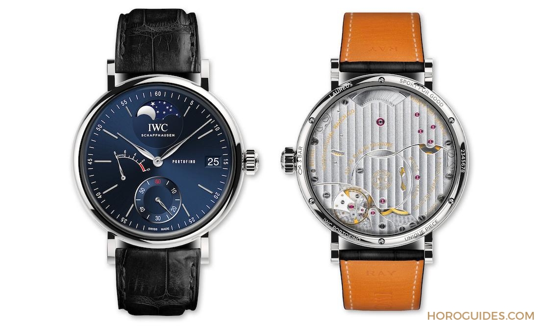 IWC - PORTOFINO - IW516401 - 藍色是公益的顏色  IWC首款鉑金柏濤菲諾慈善競標 