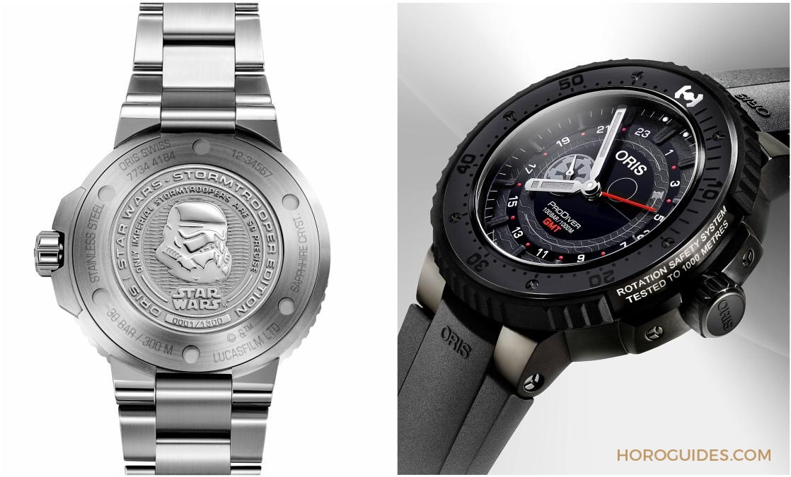 ORIS - AQUIS - 01 743 7734 4184-Set MB - 星戰迷注意！ORIS與《Star Wars》聯名推出黑武士與白兵腕錶，大中華區唯一限定