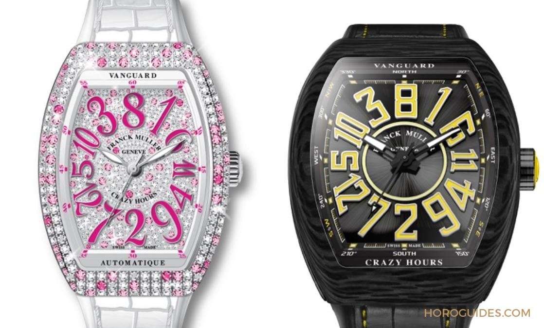 FRANCK MULLER - VANGUARD - V45 CH CARBON - FRANCK MULLER Crazy Hours裝新殼!首度現身Vanguard系列的新作