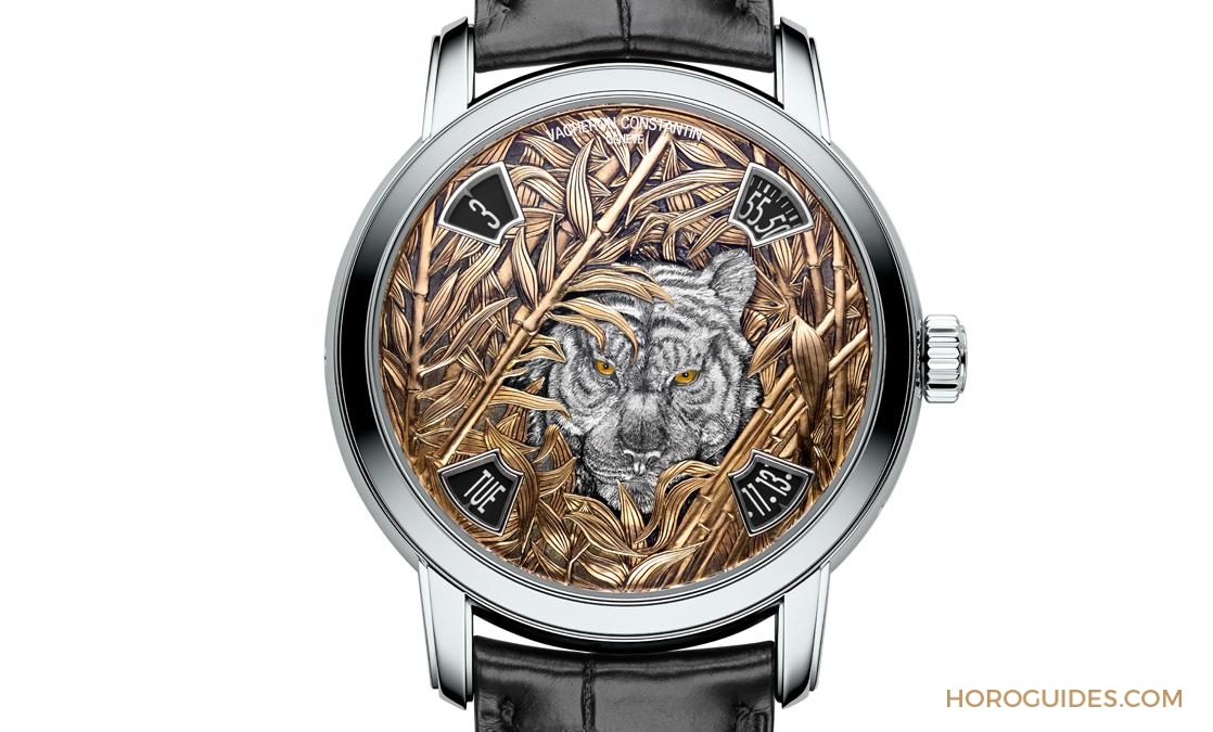 VACHERON CONSTANTIN - CABINOTIERS - 86073/000P-B469 - 閣樓工匠的金雕老虎！江詩丹頓工藝款再一枚