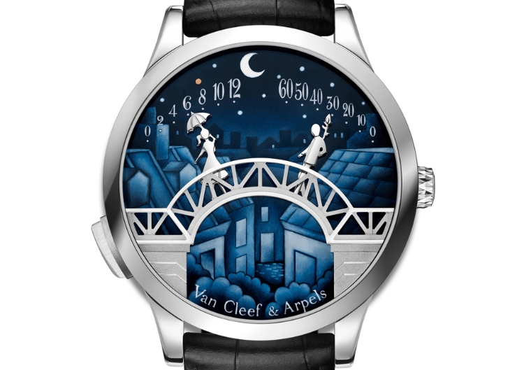 12點，巴黎戀人橋上見｜梵克雅寶為男士打造Midnight Pont des Amoureux腕錶