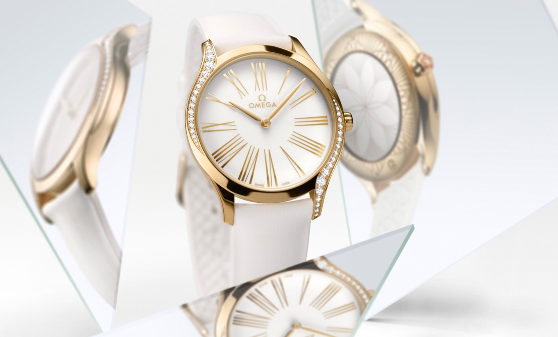 OMEGA - DE VILLE - 428.18.36.60.04.002 - OMEGA 碟飛系列18K Moonshine金版本新亮相
