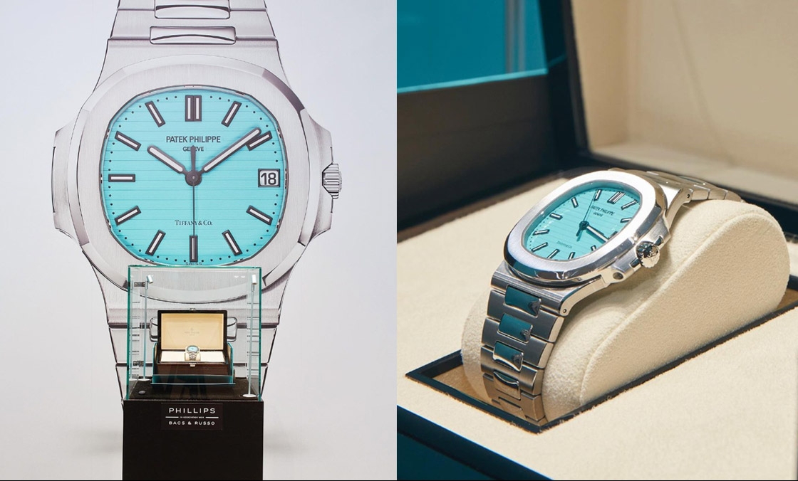PATEK PHILIPPE - NAUTILUS - 5711/1A-018 - 百達翡麗5711 Tiffany Blue,成交價台幣1億8000萬、港幣5000萬