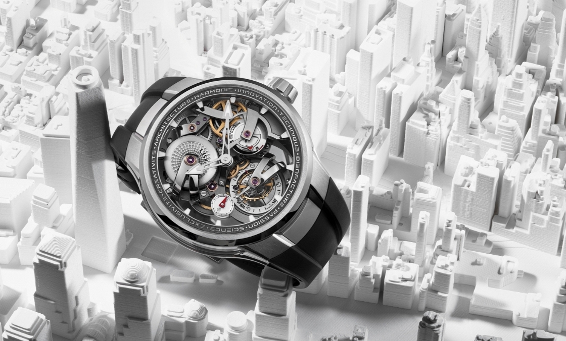 GREUBEL FORSEY - TOURBILLON 24 SECONDES - (TOURBILLON 24 SECONDES ARCHITECTURE) - 腕上立體機械之城|GREUBEL FORSEY Tourbillon 24 Secondes Architecture