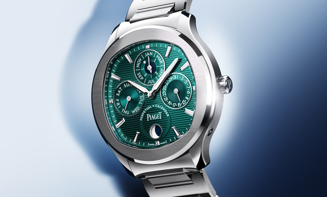 PIAGET - POLO - G0A48005 - 閃耀盛世風華的綠面｜Piaget Polo系列礦石綠超薄萬年曆自動腕錶