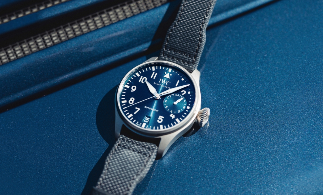 IWC - PILOT - IW501019 - 藍面鈦金屬錶殼！IWC推出大型飛行員腕錶Racing Works特別版