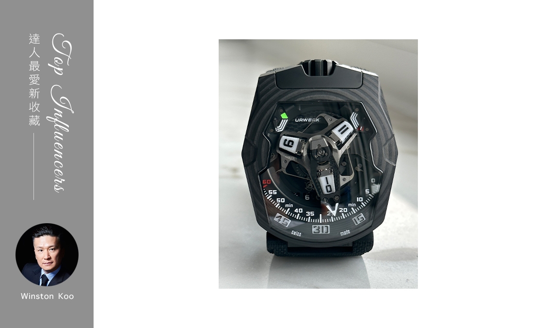 URWERK - SATELLITE - UR-220 ALL BLACK - IG影響力人物:Winston Koo最愛的新收藏