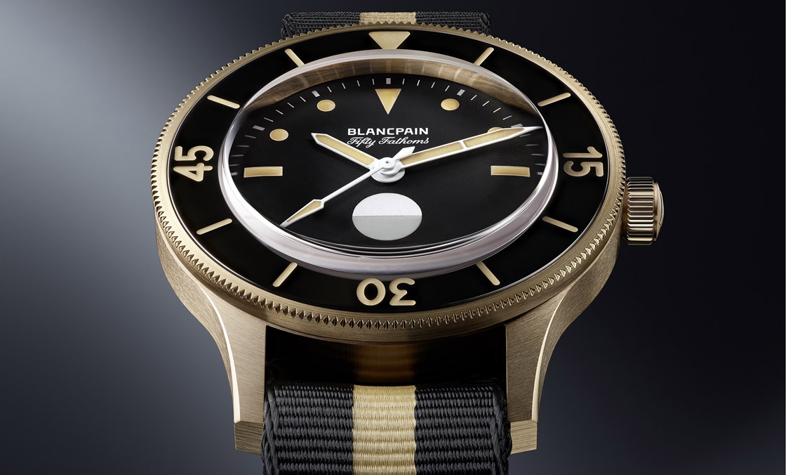 BLANCPAIN - FIFTY FATHOMS - 5901-5630-NANA - 寶珀Fifty Fathoms 70周年纪念款第三彈! 青銅金五十噚登場