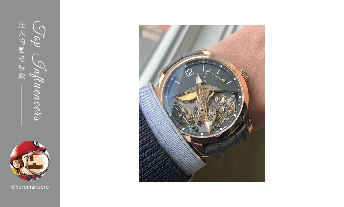 GREUBEL FORSEY - DOUBLE BALANCIER - (Hand-wound movement with 2 patents) - IG影響力人物:@horomariobro的風格錶款