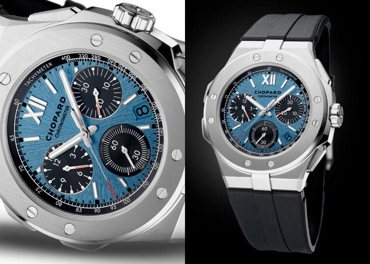 計時碼錶首現鈦金款、搭配全新隆河冰藍面|CHOPARD Alpine Eagle XL Chrono