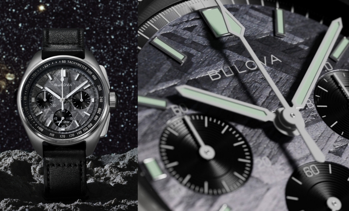 BULOVA - Lunar Pilot - 96A312 - 天外來客入錶,再續太空夢|BULOVA寶路華全新限量版Lunar Pilot Meteorite