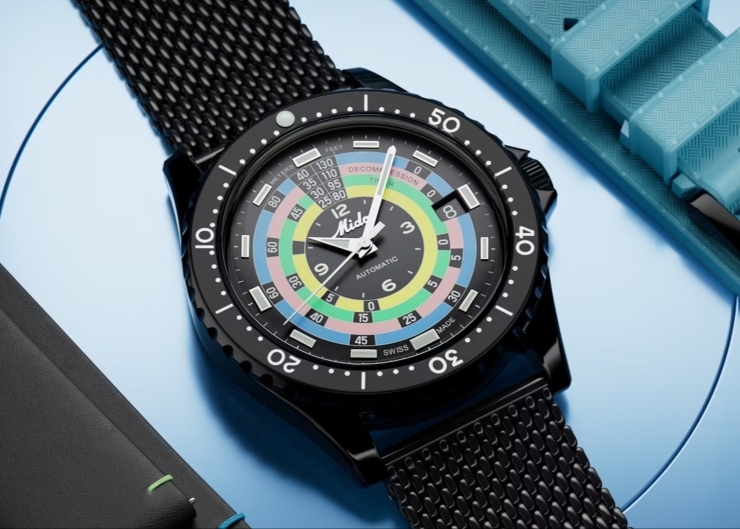 漆黑中的復古「彩虹圈」!MIDO再度推出Ocean Star Decompression Timer 1961復刻限量版