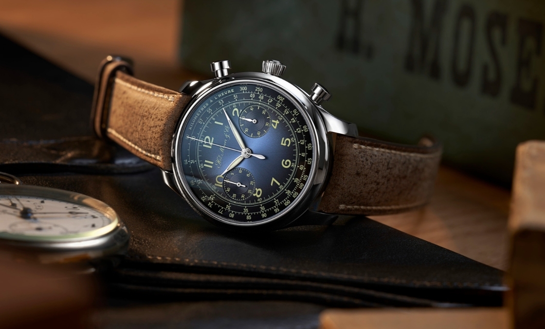H. MOSER & CIE - ENDEAVOUR - 1220-1200 - 獨立創意聯手,現代演繹復古計時碼錶!H. MOSER & CIE. x MASSENA LAB勇創者計時碼錶