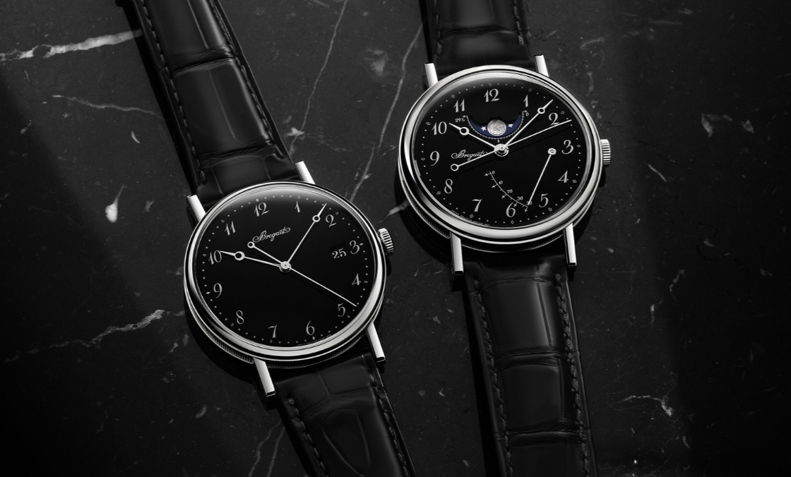 BREGUET - CLASSIQUE - 7787PT/2N/9VU - Breguet寶璣全新鉑金黑面大明火琺瑯腕錶,傳統工藝再現經典