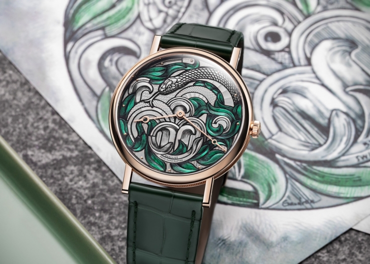 以新藝術風格詮釋靈蛇姿態,Breguet Classique 7145 Lunar New Year腕錶