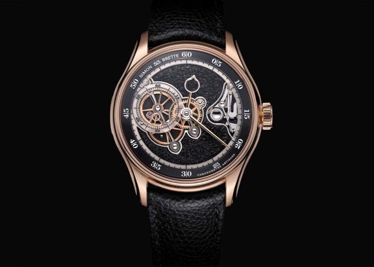 細節進化!新銳獨立製錶師Simon Brette旋風又起,推出黑金新作Chronomètre Artisans Rose