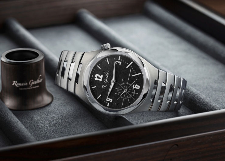 黑色面盤款全新亮相|ROMAIN GAUTHIER C by Romain Gauthier 鈦金屬鍊帶腕錶