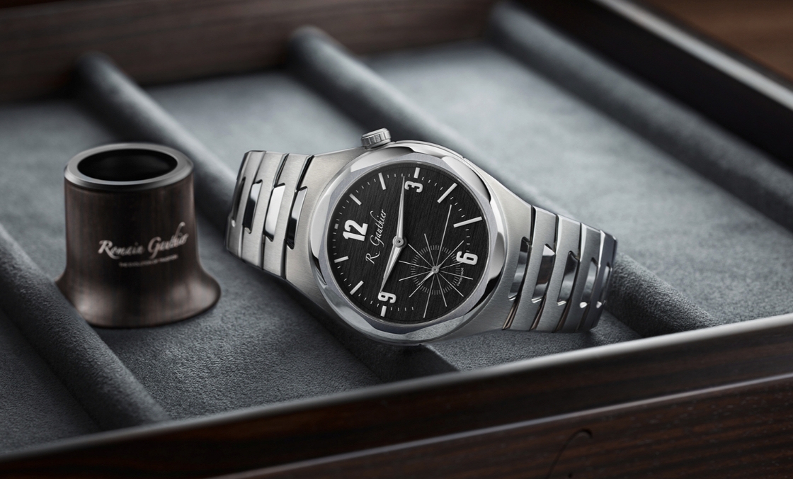 ROMAIN GAUTHIER - C by Romain Gauthier - MON00582 - 黑色面盤款全新亮相|ROMAIN GAUTHIER C by Romain Gauthier 鈦金屬鍊帶腕錶
