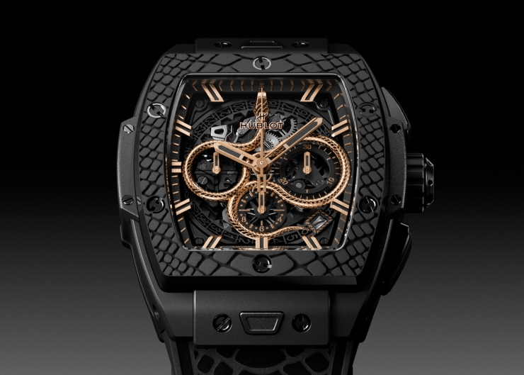 蛇年專屬的潮流黑金|Hublot Spirit of Big Bang金蛇限量腕錶