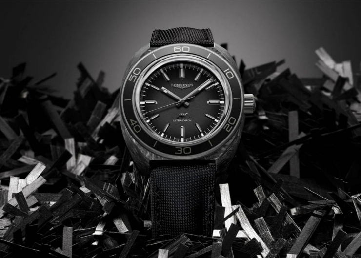 碳纖維魅力加持,LONGINES推出全新Ultra-Chron Carbon高振頻腕錶