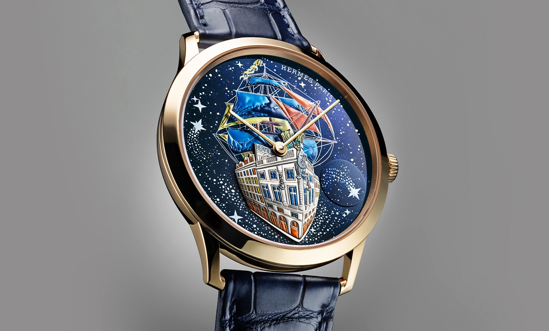 HERMES - Slim dʼHermès - (SLIM D'HERMÈS Flagship) - 愛馬仕旗艦店星夜航行!HERMÈS Slim d'Hermès Flagship工藝腕錶驚艷登場
