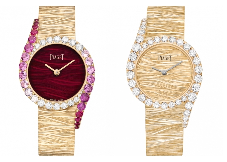 當PIAGET Limelight Gala腕錶泛起金燦波浪