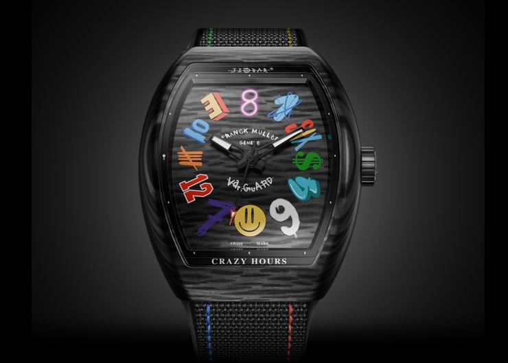 街頭藝術之趣!FRANCK MULLER x Jisbar推出五款限量Vanguard Crazy Hours Jisbar新錶