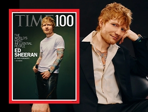 Ed Sheeran 紅髮艾德佩戴百達翡麗 Ref. 5004A登上《TIME》雜誌百大人物封面