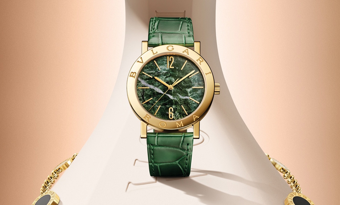 BVLGARI - BVLGARI∙BVLGARI - 104112 - BVLGARI首度以天然大理石錶盤入作|BVLGARI BVLGARI系列50周年紀念腕錶