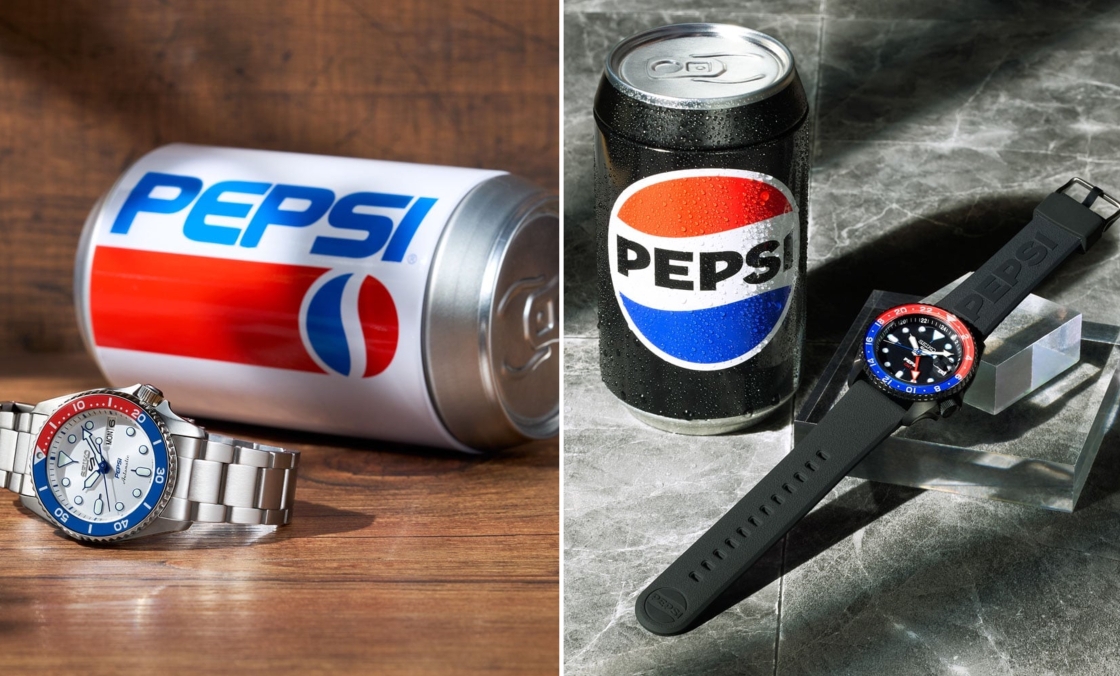 SEIKO - 5 SPORTS - SRPL99 - 「百事圈」終於名正言順，SEIKO正式推出Pepsi聯名限量錶