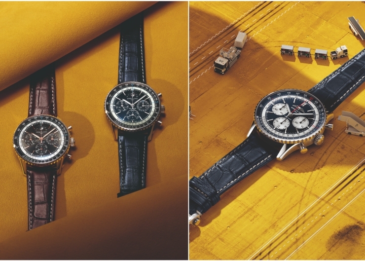 致敬飛行的黃金時代！BREITLING百年靈Navitimer和諧式飛機限量版與萬年曆計時新作