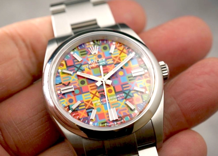 勞力士OP 36 Jubilee-motif紀念花紋圖案錶面：繽紛古怪、稀有罕見，同時一錶難求