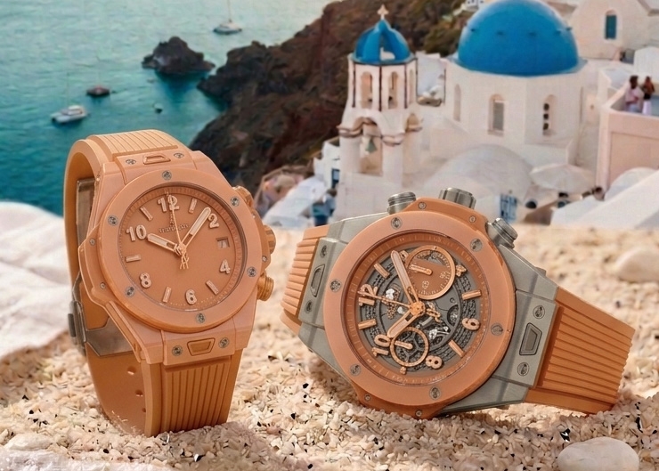 捕捉愛琴海日落時刻的顏色，Hublot Big Bang暮光橙系列腕錶