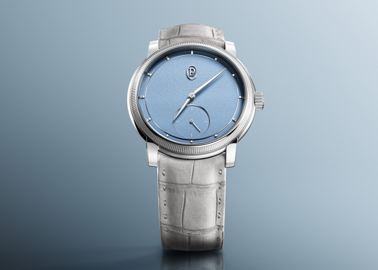 不張揚，但氣場自現｜PARMIGIANI FLEURIER推出Toric Petite Seconde鉑金「晨曦藍」腕錶