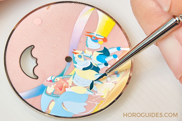 HERMES - ARCEAU - (Space Derby) - 夢幻濾鏡下的美漫英雄!Hermès Arceau Space Derby微繪工藝限量腕錶