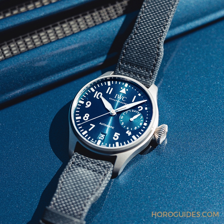 IWC - PILOT - IW501019 - 藍面鈦金屬錶殼！IWC推出大型飛行員腕錶Racing Works特別版