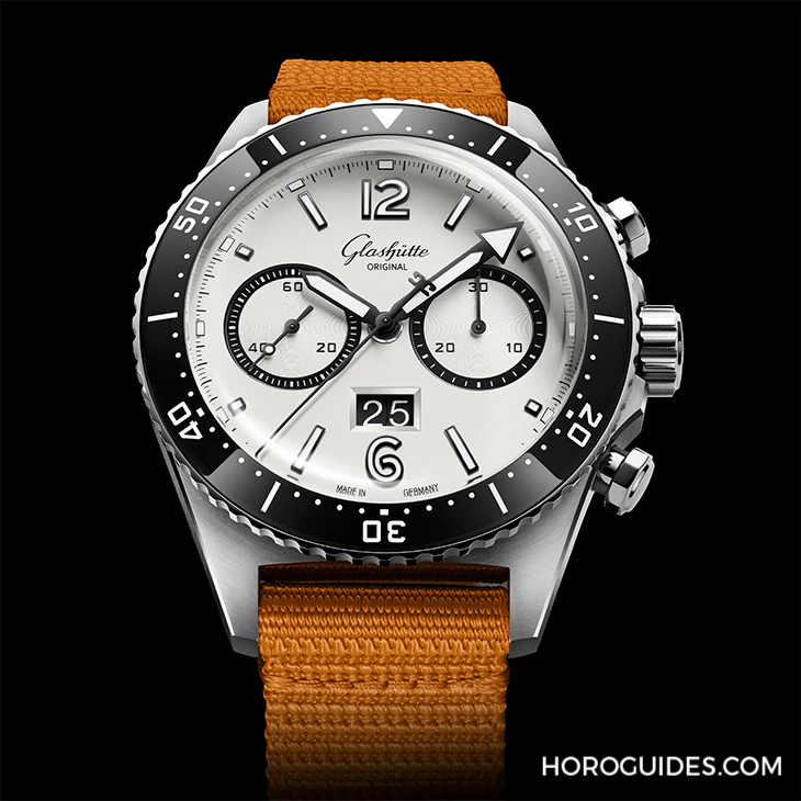 GLASHÜTTE ORIGINAL - Spezialist - 1-37-23-03-80-70 - Glashütte Original推出SeaQ計時碼錶新色"Silver Screen"熊貓面