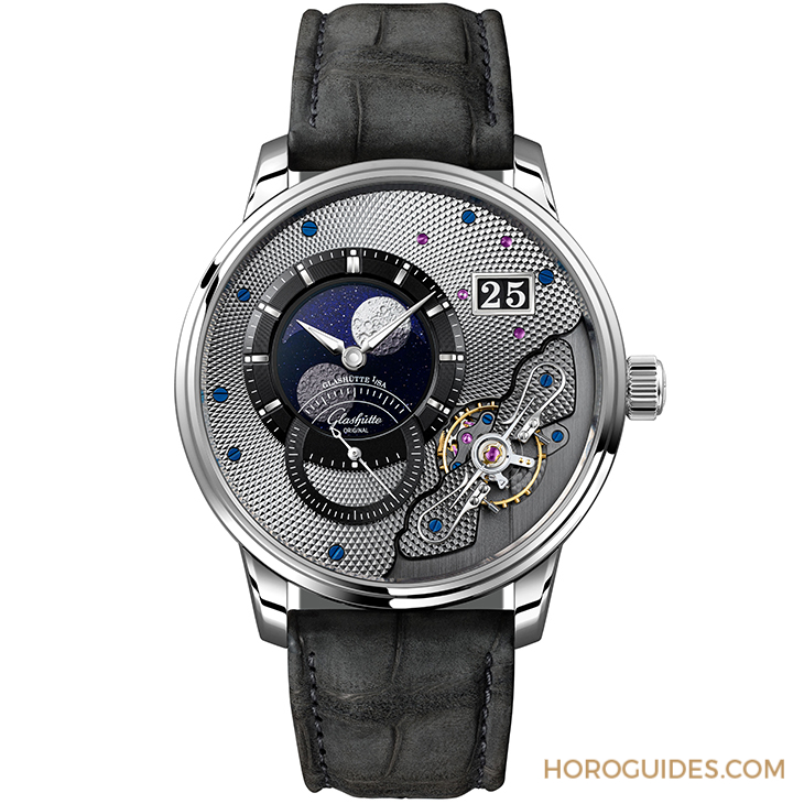 GLASHÜTTE ORIGINAL - PANO - 1-91-04-01-03-62 - Glashütte Original 全新力作,倒置機芯再現工藝之美