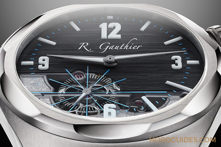 ROMAIN GAUTHIER - C by Romain Gauthier - MON00582 - 黑色面盤款全新亮相|ROMAIN GAUTHIER C by Romain Gauthier 鈦金屬鍊帶腕錶