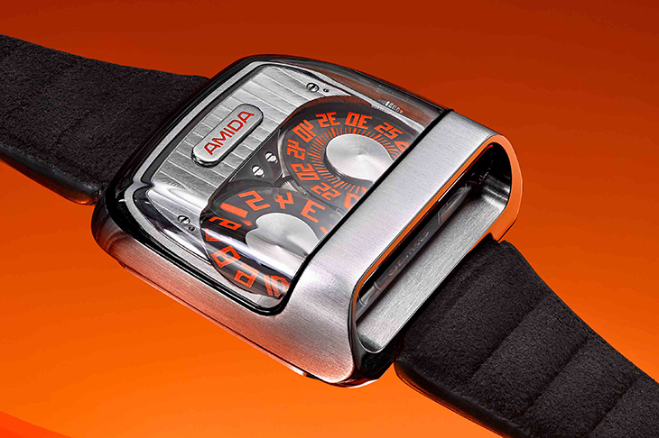 AMIDA - DIGITREND - WG41AAA.BEBNMM1A - 跳時機械錶的透視進化 | AMIDA Digitrend Open Sapphire