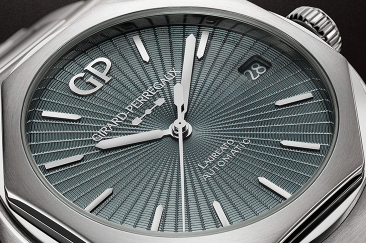 GIRARD-PERREGAUX - LAUREATO - 81010-11-3475-1CM - GP芝柏表再推Laureato力作,灰色琺瑯錶盤質感再升級