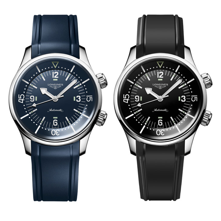 LONGINES - HERITAGE - L3.764.4.16.6 - 白浪初湧,經典進化|LONGINES Legend Diver三款潛水新錶亮相