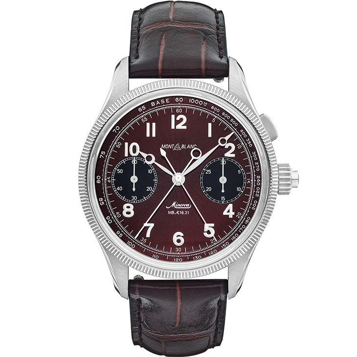 MONTBLANC - 1858 - 134029 - 向1930年代Minerva軍用計時經典致敬|Montblanc 1858追針計時腕錶限量版100