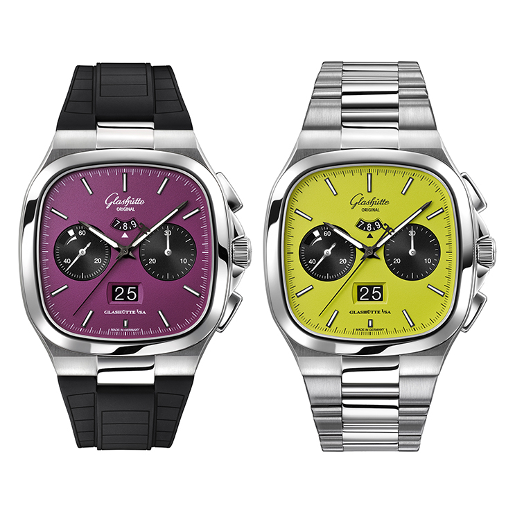 GLASHÜTTE ORIGINAL - Vintage - 1-37-02-20-02-70 - 70年代的腕間未來|GLASHÜTTE ORIGINAL Seventies Chronograph Panorama Date限量新色登場