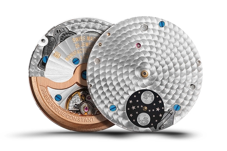 FRÉDÉRIQUE CONSTANT - 自家機芯 - FC-716ONB3NH6B - 康斯登 Highlife 系列首款月相腕錶,Onyx Moon 展現純黑美學