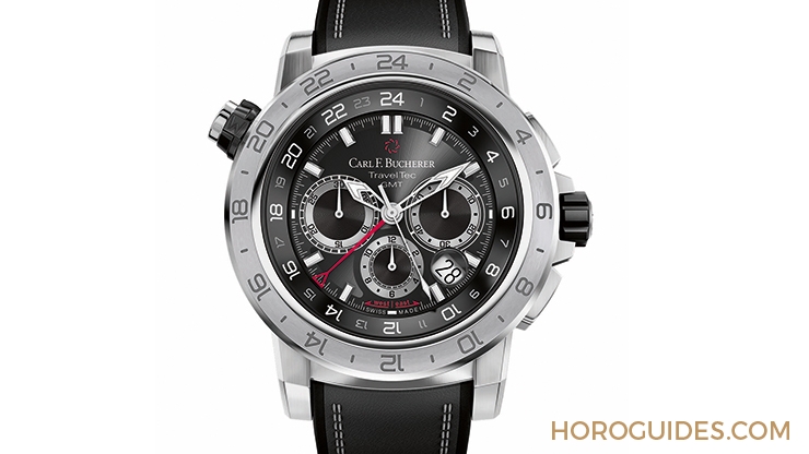 CARL F. BUCHERER - PATRAVI - 00.10633.08.33.01 - 奇洛戴起來最「殺」的錶 寶齊萊Patravi TravelTec II