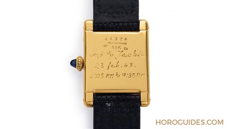 CARTIER - TANK - W1529756 - 賈姬最愛卡地亞百年坦克 佳士得拍賣會六月登場