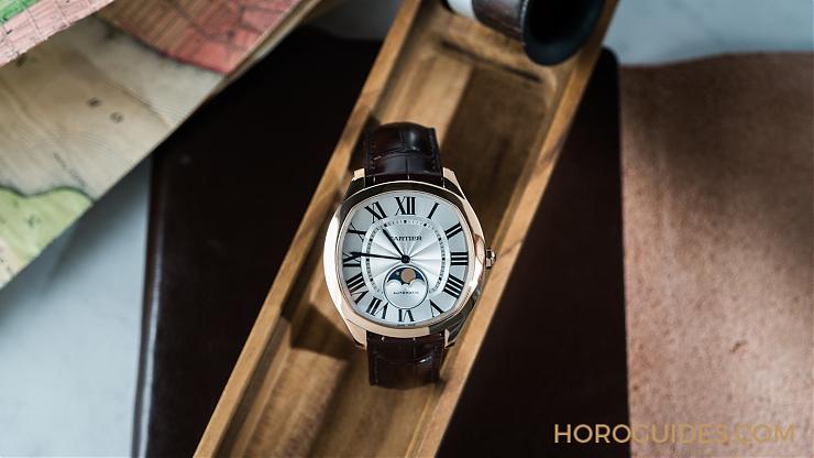 CARTIER - DRIVE DE CARTIER - WGNM0008 - 雙針正裝錶的紳士進階款 卡地亞Drive de Cartier月相錶
