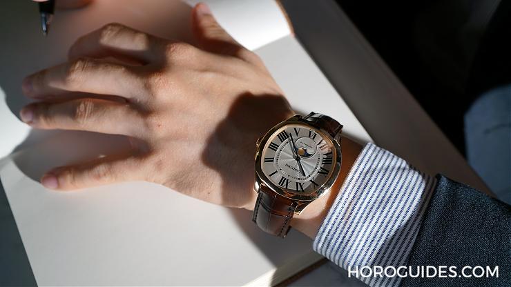 CARTIER - DRIVE DE CARTIER - WGNM0008 - 雙針正裝錶的紳士進階款 卡地亞Drive de Cartier月相錶